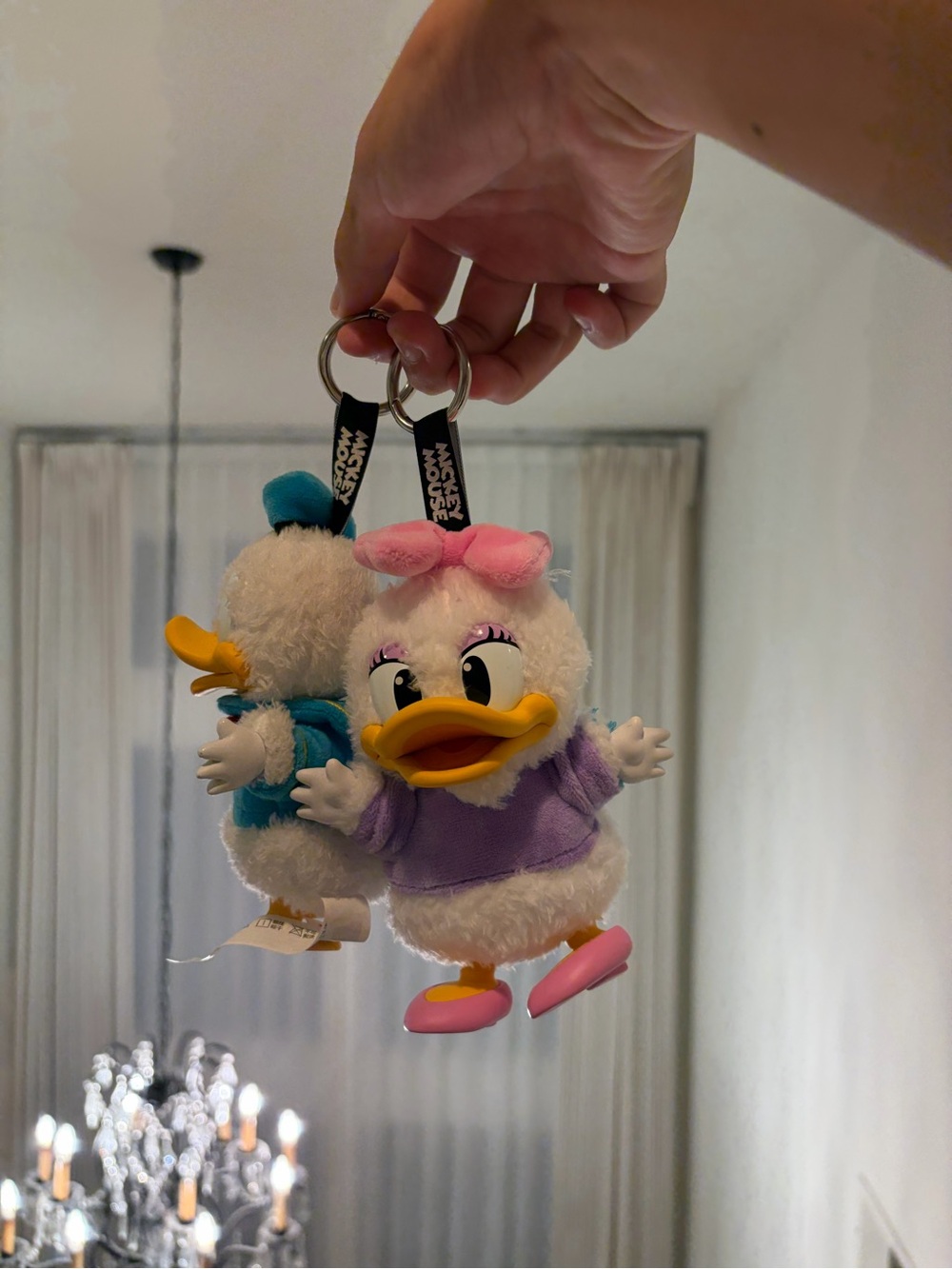 Pop Mart Mickey Family Disney Vinyl Plush Pendant - Daisy & Donald Duck Duo